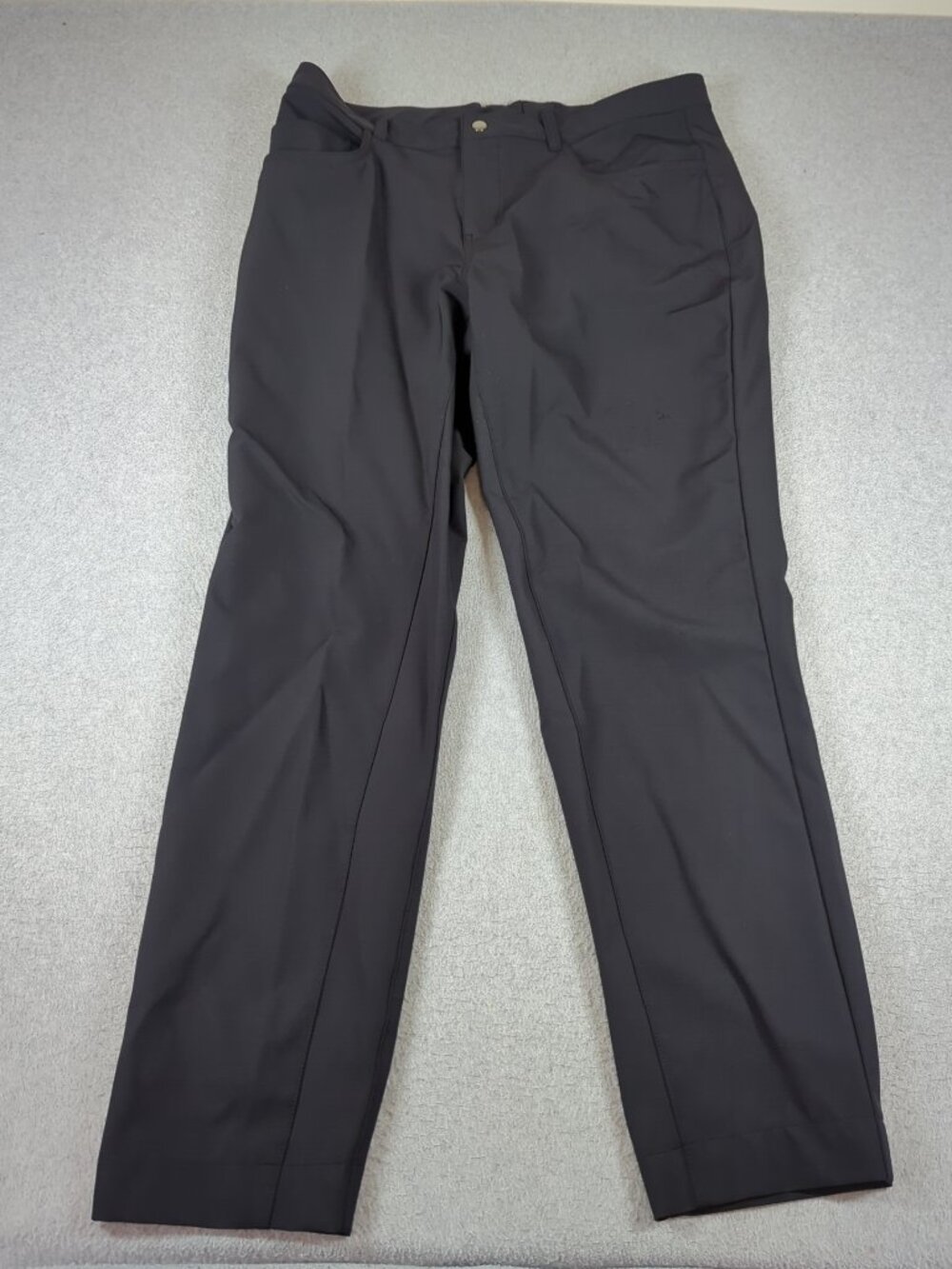 State And Liberty Pants Men's 38 (Fit 35x30) Black Tech Chino Athletic Fit